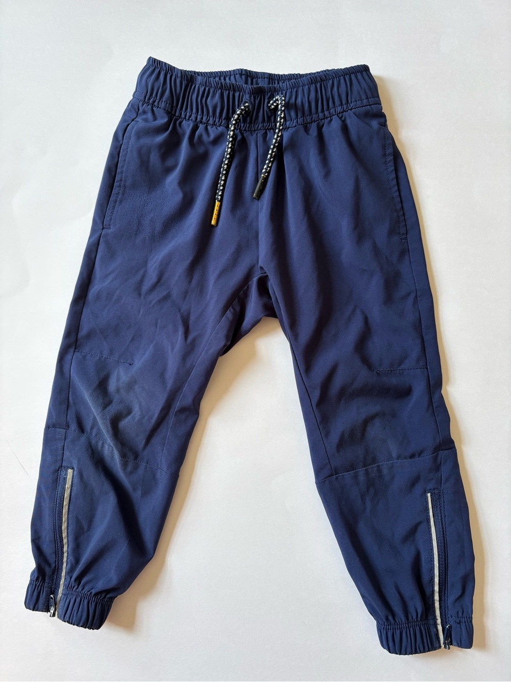 Hanna Andersson Active Navy Blue Elastic Waist Jogger Pants Boys 3T Quick Dry